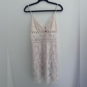 Victoria's Secret Cream Lace Chemise